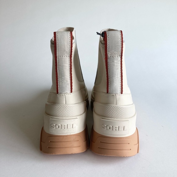 New Sorel Natural Seasalt Waterproof Leather Lug Outsole Chelsea Boots size 7.5 - Picture 9 of 14